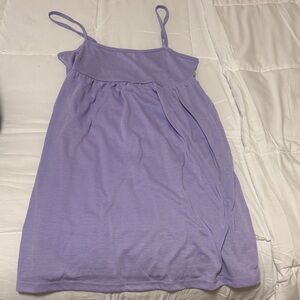 Lavender Spaghetti Strap Dress